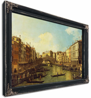 Venice The Grand Canal From The Palazzo Dolfin Manin To The Rialto Bridge By Canaletto