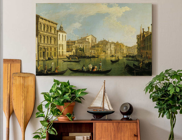 Canaletto Venice The Grand Canal From The Palazzo Flangini To San Marcuola By Canaletto