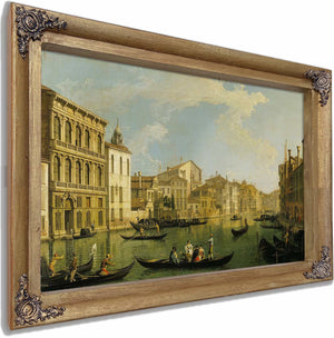 Venice The Grand Canal From The Palazzo Flangini To San Marcuola By Canaletto