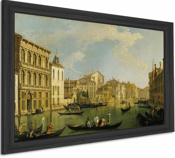 Venice The Grand Canal From The Palazzo Flangini To San Marcuola By Canaletto