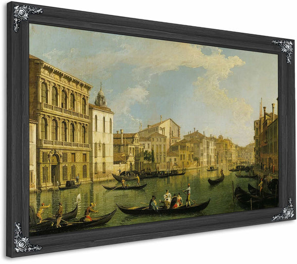 Venice The Grand Canal From The Palazzo Flangini To San Marcuola By Canaletto