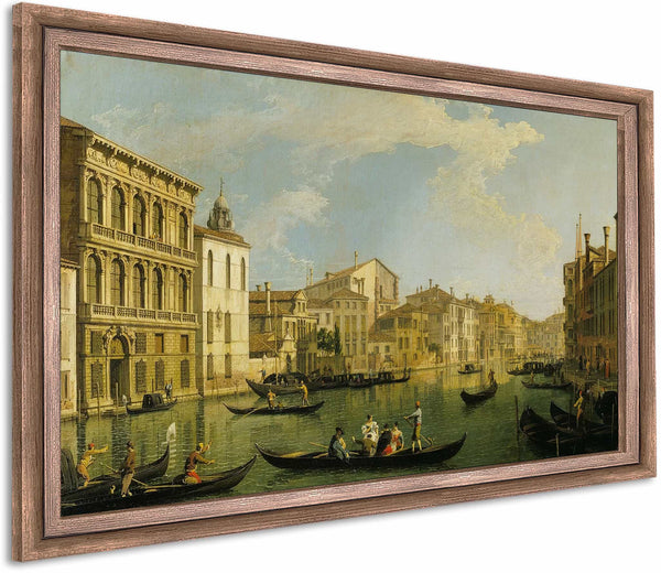 Venice The Grand Canal From The Palazzo Flangini To San Marcuola By Canaletto