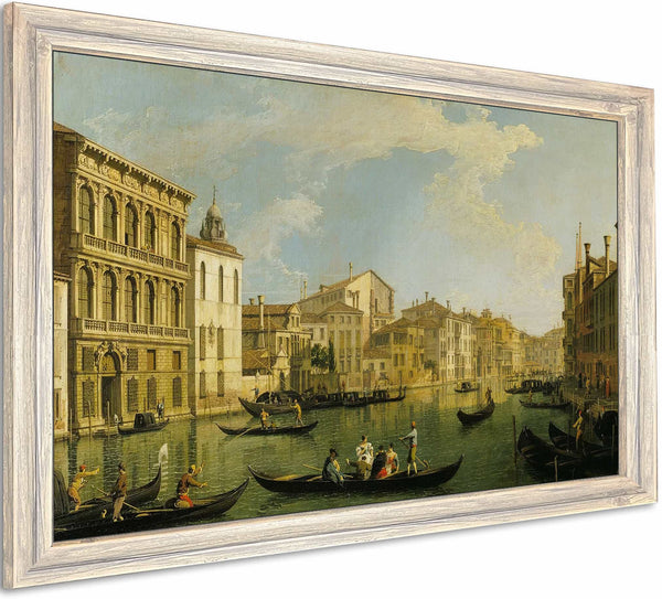 Venice The Grand Canal From The Palazzo Flangini To San Marcuola By Canaletto