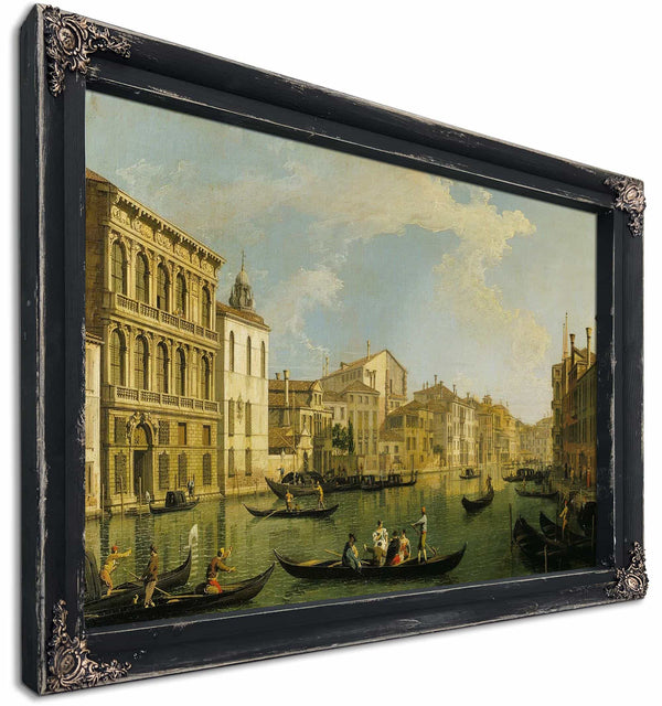 Venice The Grand Canal From The Palazzo Flangini To San Marcuola By Canaletto