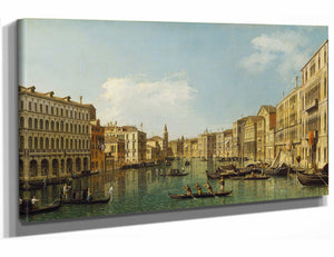 Canaletto Venice The Grand Canal From The Palazzo Foscari To The Carita By Canaletto