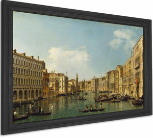 Venice The Grand Canal From The Palazzo Foscari To The Carita By Canaletto