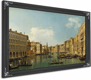 Venice The Grand Canal From The Palazzo Foscari To The Carita By Canaletto