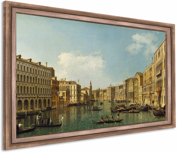 Venice The Grand Canal From The Palazzo Foscari To The Carita By Canaletto