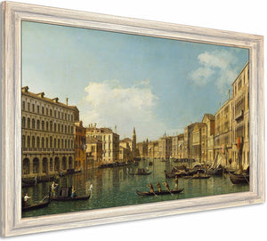 Venice The Grand Canal From The Palazzo Foscari To The Carita By Canaletto