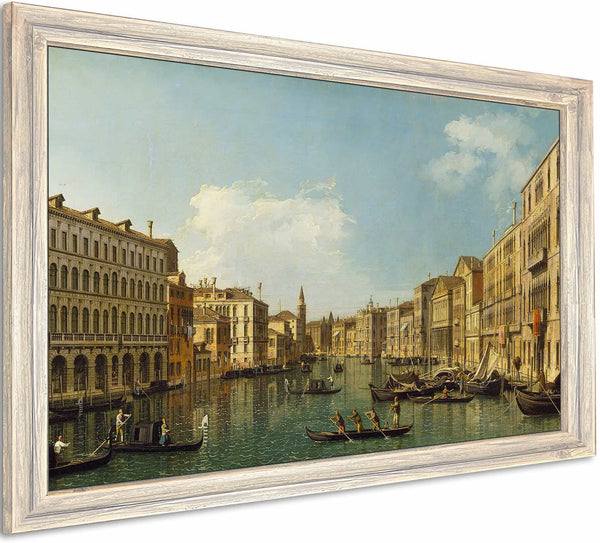 Venice The Grand Canal From The Palazzo Foscari To The Carita By Canaletto