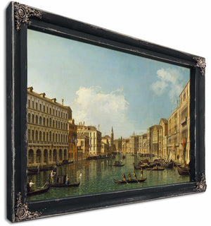 Venice The Grand Canal From The Palazzo Foscari To The Carita By Canaletto