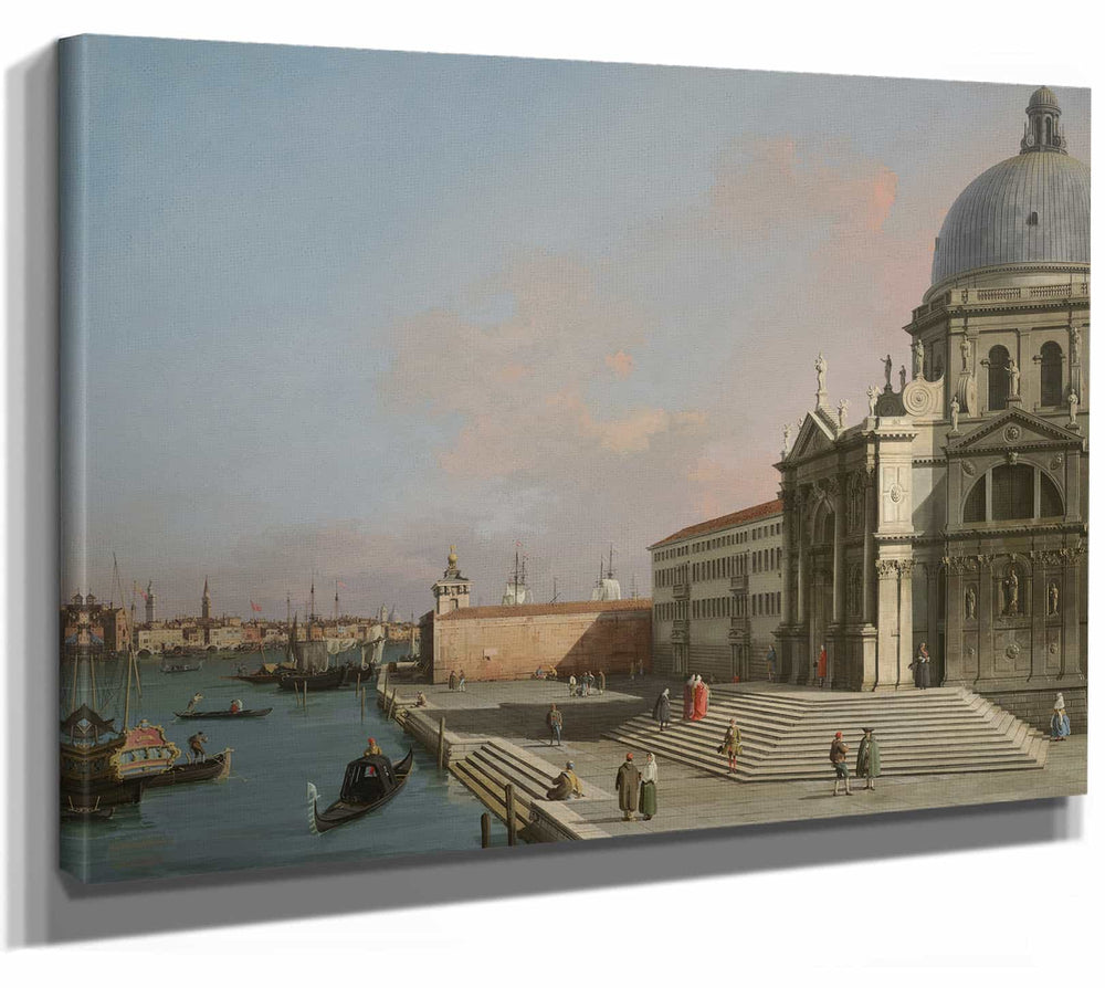 Canaletto Venice The Grand Canal Looking East With Santa Maria Della Salute By Canaletto