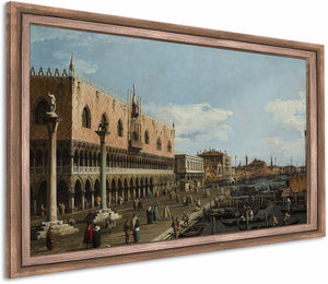 Venice The Riva Degli Schiavoni By Canaletto