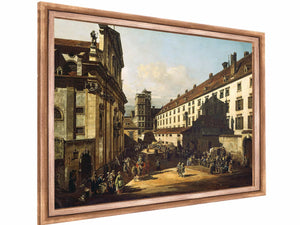 Vienna Dominican Church By Canaletto