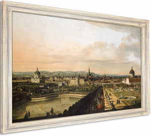 Vienna Viewed From The Belvedere Palace By Canaletto