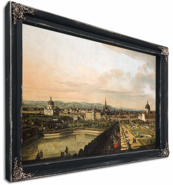 Vienna Viewed From The Belvedere Palace By Canaletto