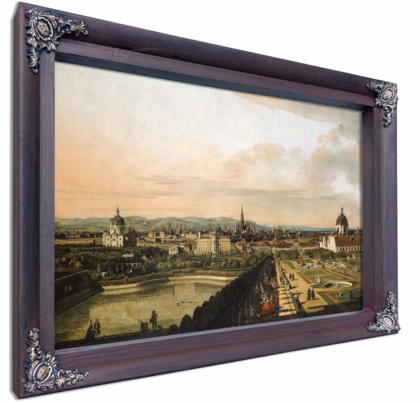 Vienna Viewed From The Belvedere Palace By Canaletto