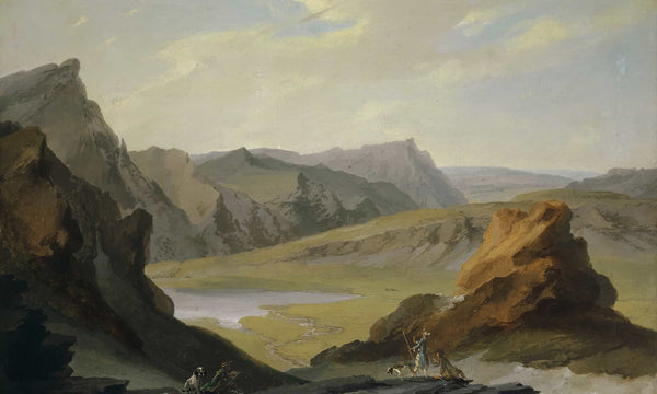 Caspar Wolf View From The Talistock Upon The Lake Of Melch By Caspar Wolf