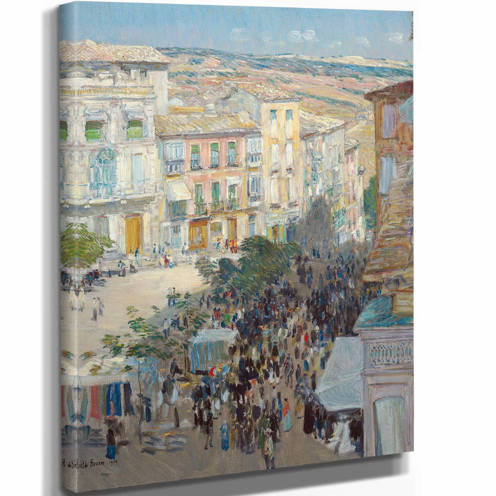 Childe Hassam View Of A Southern French City By Childe Hassam