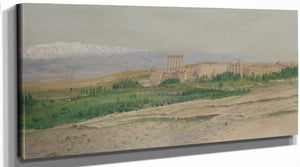 Frederic Edwin Church View Of Baalbek By Frederic Edwin Church