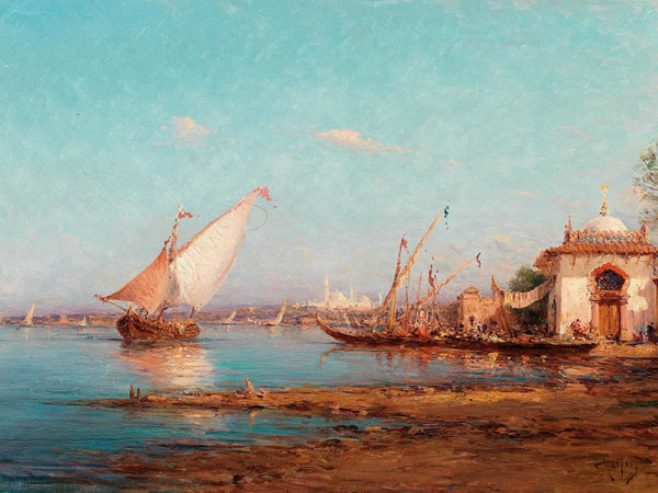 Charles Malfroy View Of Istanbul By Charles Malfroy