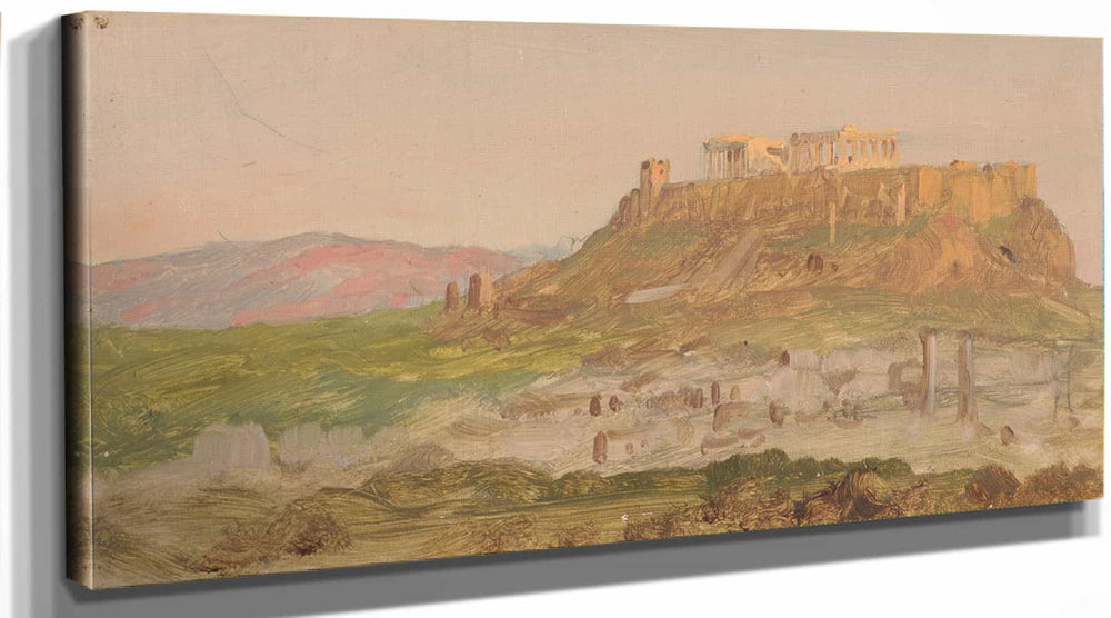 Frederic Edwin Church View Of The Acropolis From The South Athens By Frederic Edwin Church