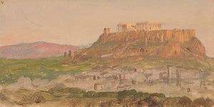 Frederic Edwin Church View Of The Acropolis From The South Athens By Frederic Edwin Church