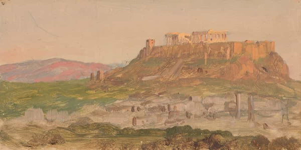 Frederic Edwin Church View Of The Acropolis From The South Athens By Frederic Edwin Church