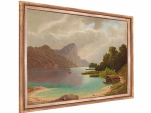 View Of The Mondsee By Anton Pick