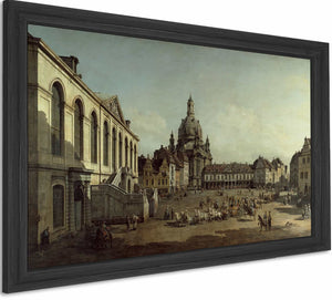 View Of The Neumarkt In Dresden From The Judenhofe By Canaletto