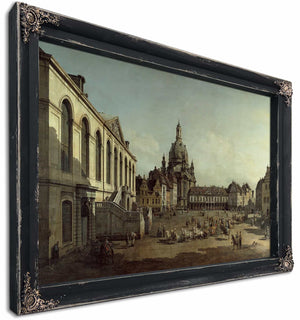 View Of The Neumarkt In Dresden From The Judenhofe By Canaletto