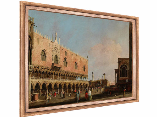 View Of The Piazzetta San Marco Looking South By Canaletto