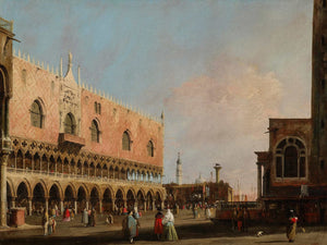 Canaletto View Of The Piazzetta San Marco Looking South By Canaletto