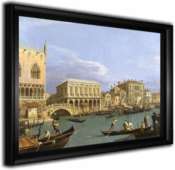 View Of The Riva Degli Schiavoni Venice By Canaletto