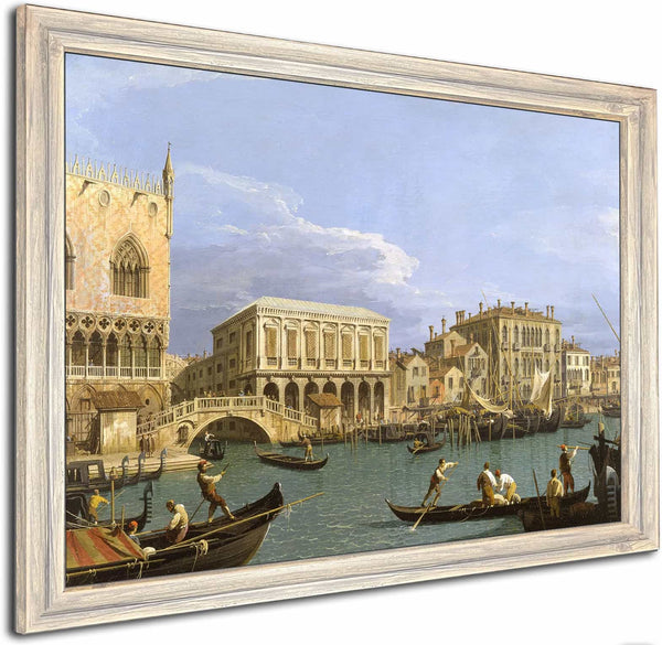 View Of The Riva Degli Schiavoni Venice By Canaletto