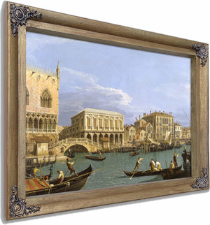 View Of The Riva Degli Schiavoni Venice By Canaletto