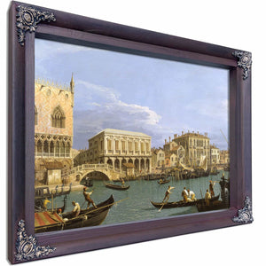 View Of The Riva Degli Schiavoni Venice By Canaletto