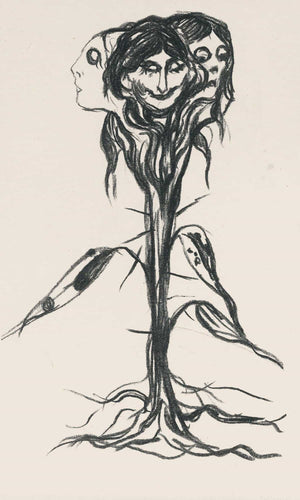 Amaryllis Vignette By  Amaryllis By Edvard Munch