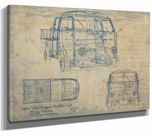 Volkswagen Doublecab 1966 Fbm Wall Art from Bella Frye.