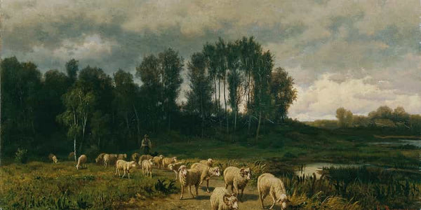 Gustav Ranzoni Vor Dem Gewitter By Gustav Ranzoni