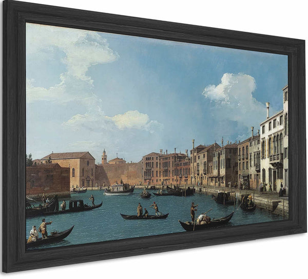 Vue Du Canal De Santa Chiara A Venise By Canaletto