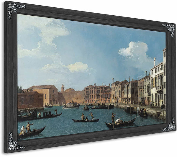 Vue Du Canal De Santa Chiara A Venise By Canaletto