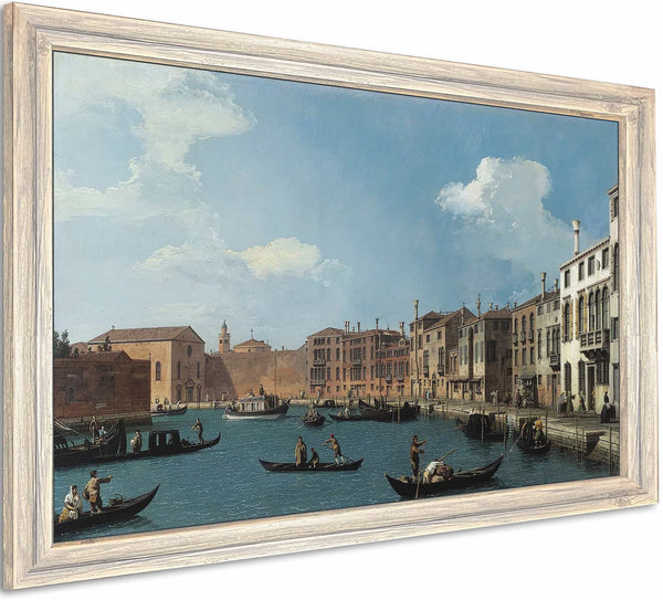 Vue Du Canal De Santa Chiara A Venise By Canaletto