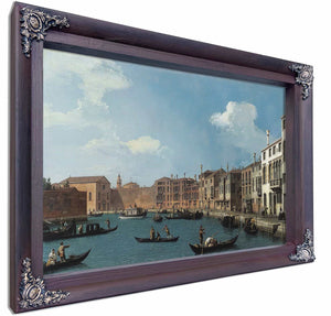 Vue Du Canal De Santa Chiara A Venise By Canaletto