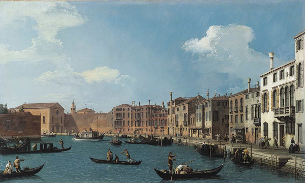 Canaletto Vue Du Canal De Santa Chiara A Venise By Canaletto