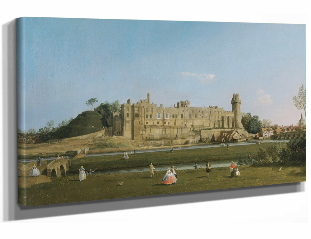 Canaletto Warwick Castle By Canaletto