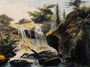 Caspar Wolf Wasserfall Im Tobel Bei Muri By Caspar Wolf