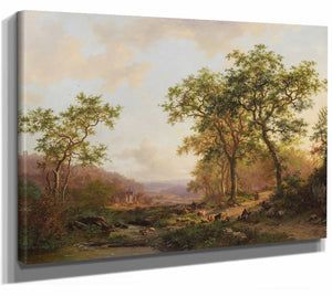 Frederik Marinus Kruseman Weite Landschaft Im Abendlicht By Frederik Marinus Kruseman