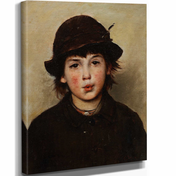 Frank Duveneck Whistling Boy By Frank Duveneck