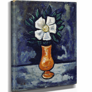 Marsden Hartley White Flower By Marsden Hartley